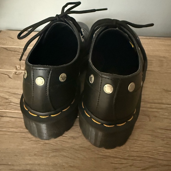 Dr. Doc Martens 1461 Bex Stud Black Leather 3-eye Oxford Size Men 7 / Women 8 - Picture 4 of 11